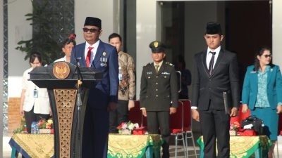 Wakil Bupati Nias Barat, Sozisokhi Hia, S.H., M.M., Pimpin Upacara Peringatan Hari Lahir Pancasila