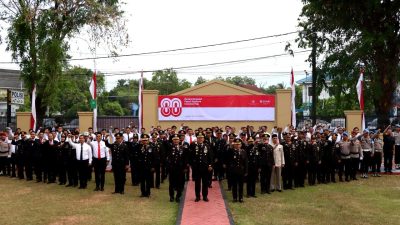 Polres Maros Gelar Upacara Peringatan HUT Proklamasi