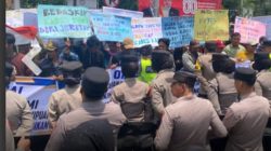 282 Personel Gabungan Amankan Aksi Damai Warga Pematang Panggang di PN Kayuagung
