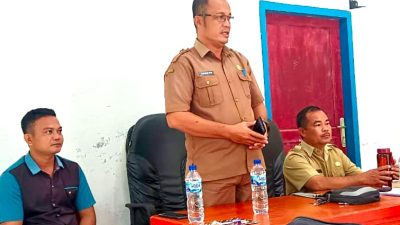 PLT Camat Moro’o Pimpin Rapat Musyawarah Desa di Onozalukhu You dan Siduahili